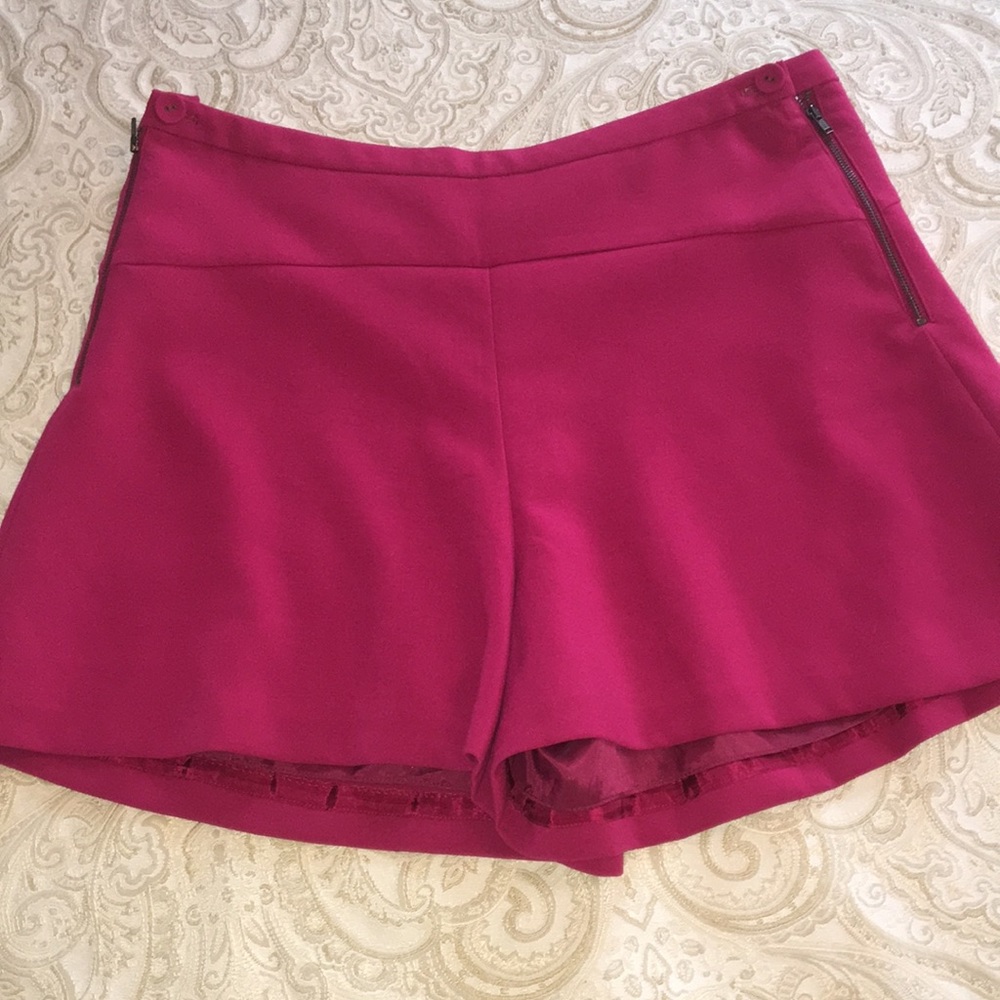 Leifnotes by Anthropologie Magenta Shorts, 14